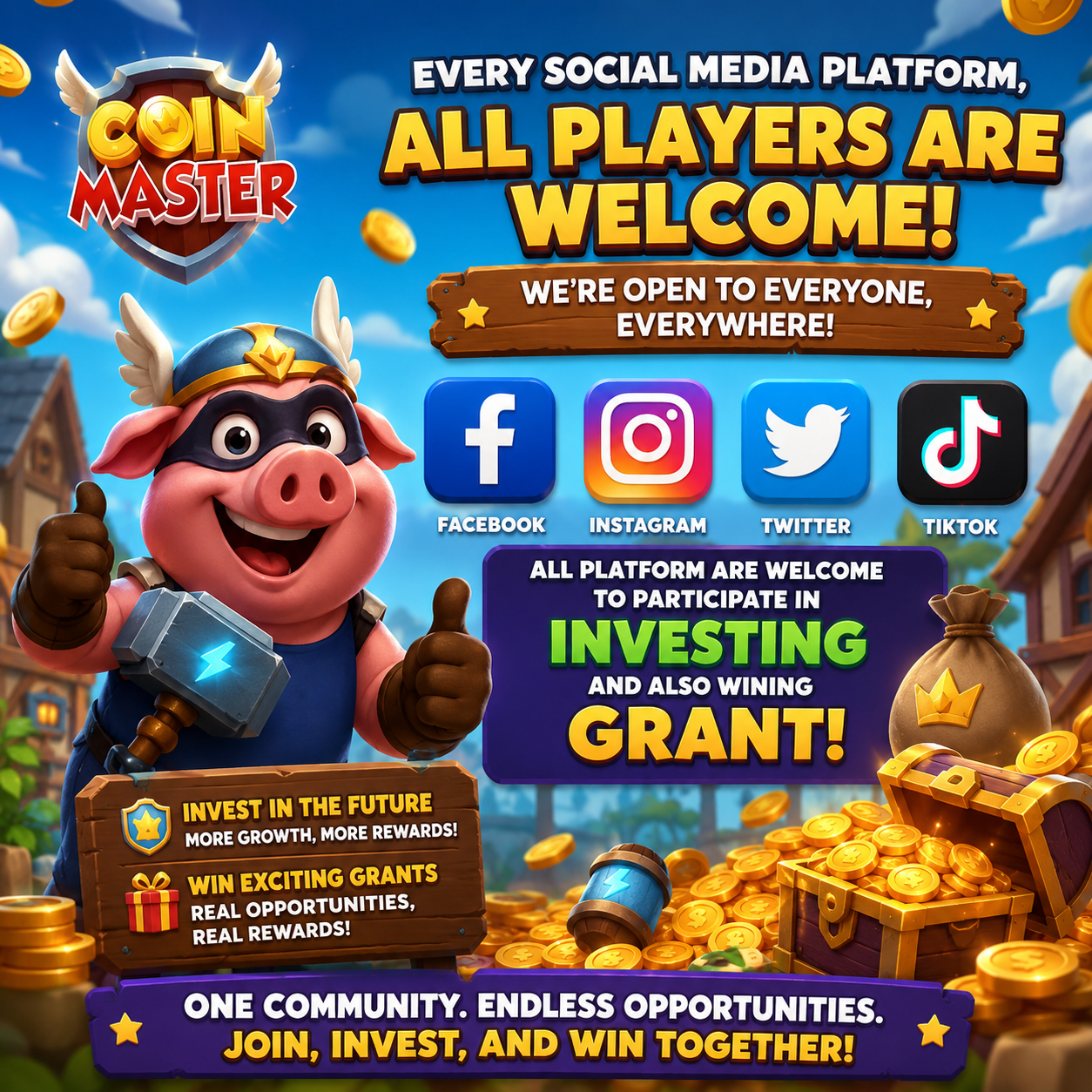 Coin Master — all players welcome